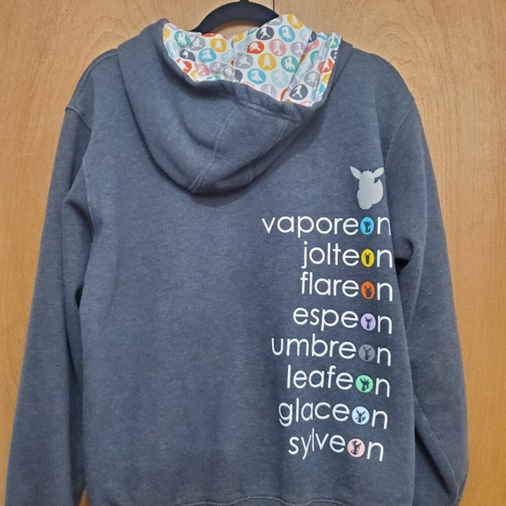 Pokemon Center Eevee Eeveelutions Zip Up Hoodie